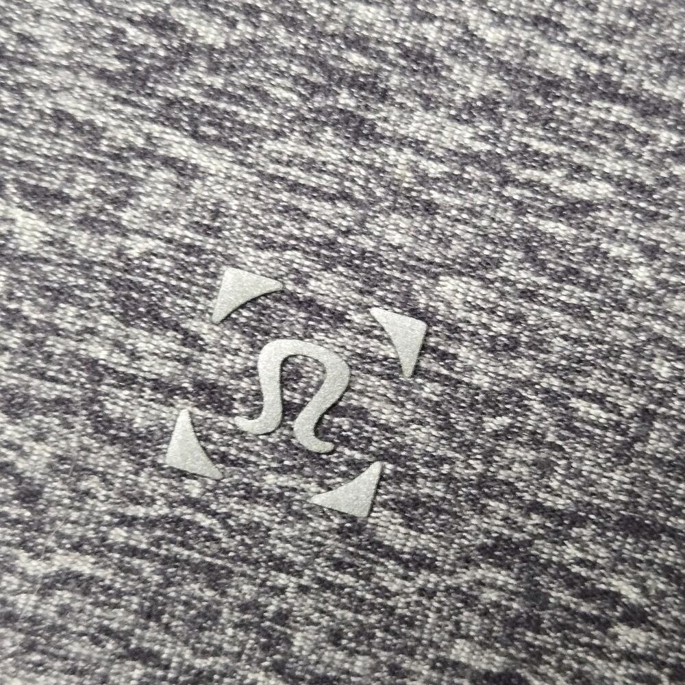 Lululemon Surge Warm Long Sleeve Shirt Heathered Grey Buttery Soft Stretch Sz L - Picture 8 of 9